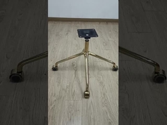 Silla de oficina ajustable con base metálica y soporte lumbar Material de aleación de aluminio de alta calidad