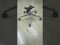 Silla de oficina con base de metal de 5 estrellas y ruedas de aleación de aluminio de alta calidad, duradera
