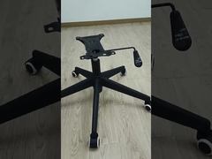Base de silla de oficina giratoria ajustable en altura - diseño profesional piernas de silla de nylon de cinco puntas