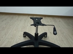 300 libras de peso capacidad de la silla de oficina base giratoria con soporte lumbar de nylon cinco estrellas de pie piernas silla