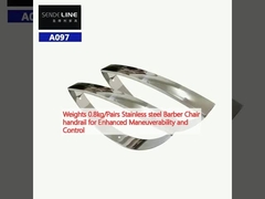 Peso 0,8 kg/pareja Barber Chair correa de acero inoxidable para una mayor maniobrabilidad y control