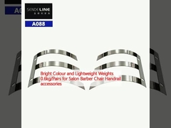 Color brillante y peso ligero 0,6 kg/pares para sillas de barbero