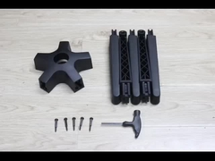 Desmontaje Silla de oficina de pie Base giratoria 115 mm Alturas Prueba BIFMA Embalaje individual