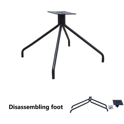Buen precio Modernas sillas de oficina de montaje base metálica de reemplazo negro 3.25kg base metálica para sillas de oficina en línea