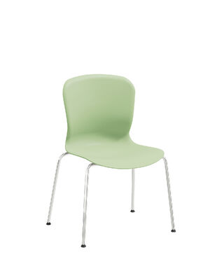 Buen precio Capa de plástico 58×56×49cm Silla de plástico moderna con marco cónico 62×54×61cm y soporte de base de tubo redondo Φ19 mm Diseñado para cafeterías en línea
