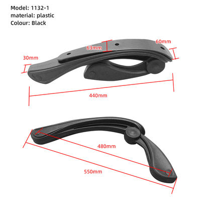 Buen precio Accesorios para sillas de oficina con apoyabrazos retráctiles de plástico de nylon en línea