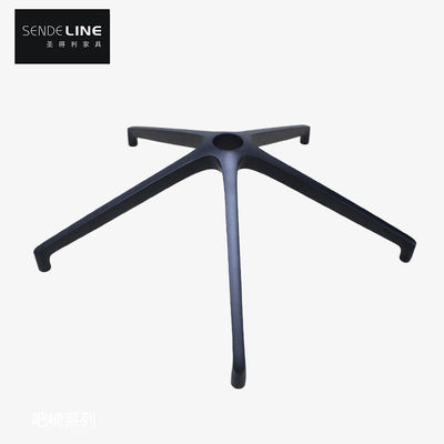 Buen precio Silla de oficina Base metálica con soporte lumbar y ruedas de rodadura suave aleación de aluminio duradera en línea