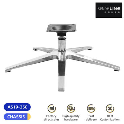 Buen precio Requiere montaje - soporte lumbar y con base de aluminio silla de oficina de alta calidad de aluminio es duradero en línea