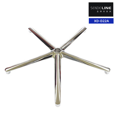 Buen precio Silla de oficina negra de aluminio con ajuste de altura con marco metálico en línea