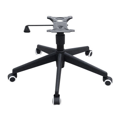 Silla rodante ajustable en altura Reemplazo de la base de las ruedas de nylon Piernas de la silla de cinco puntas