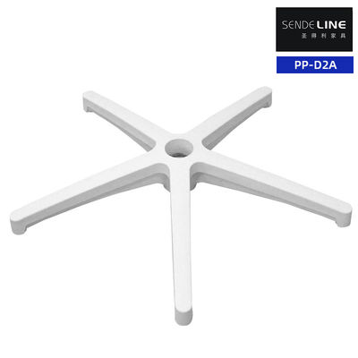 Base de silla de oficina giratoria de nylon ajustable piernas de silla de cinco estrellas soporte lumbar