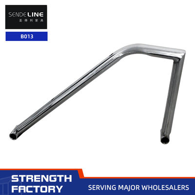 Buen precio Silla de oficina de hierro Reposición de reposabrazos Diámetro 355mm Color de electroplata en línea