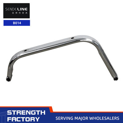 Buen precio Silla de oficina de hierro duradero Reposición de reposabrazos Diámetro 230 mm Color de electroplata en línea