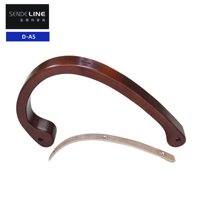 Buen precio Silla de madera sólida de color rojo marrón moderno apoyabrazos Aumentar la comodidad y el apoyo en línea