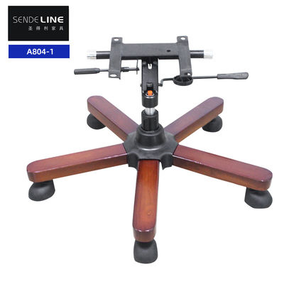 Buen precio Accesorios de sillas de oficina modernas Base de pie de cinco estrellas Silla de madera Reemplazo de piernas en línea
