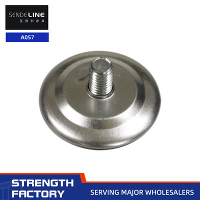 Buen precio Piernas de mesa de plástico / acero inoxidable 18 mm 20 mm ajustes de pies de mesa de rosca en línea