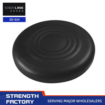 Buen precio Salón de belleza Colchones de taburete de bar redondo negro Colchón de silla de elevación de esponja de cuero PU en línea