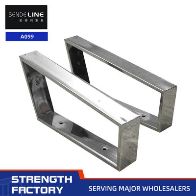 Buen precio Apoyo de brazo de acero inoxidable y base de silla de barbero de color brillante en línea