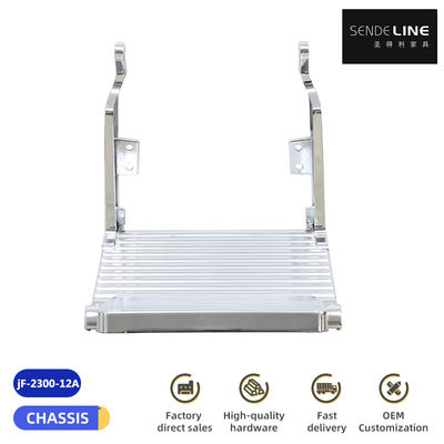 Buen precio Apoyo para los pies de la silla de barbero de aleación de aluminio Electroplated Color Titanio Revestido de oro de pie Trim Trim silla de cabello Accesorios en línea