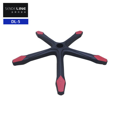 Buen precio Silla de oficina de nylon negro ajustable en altura Base giratoria con soporte lumbar y ruedas en línea