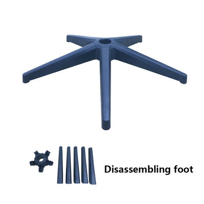 Buen precio Nuevo desmontaje aprobado prueba Bifma silla giratoria de nylon negro con pie extraíble y ruedas en línea