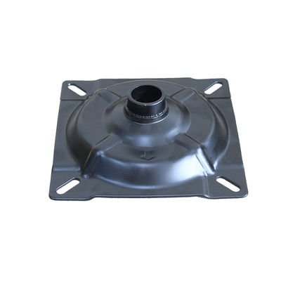 Mecanismo de silla de oficina rotativa de placa de hierro negro estilo moderno con agujero de montaje de 140X140mm