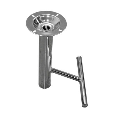 Buen precio Accesorios de silla de barra giratoria ajustable Color personalizado Chrome Plating 380mm Alturas tablero de pie de silla de barra en línea