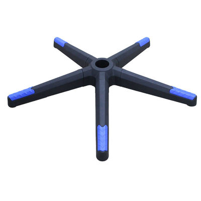 Buen precio Desmontaje Pie Negro Base de la silla de oficina Ajuste de altura 90 mm Nylon de trabajo pesado en línea