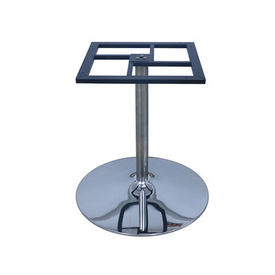 Buen precio Soporte de tubería de hierro moderno en 500X500mm de altura 715MM Set de mesa de comedor accesorios en línea