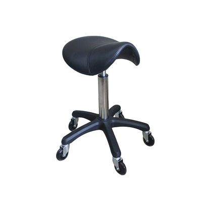Buen precio Rueda silenciosa mejorada 75 mm BIFMA Prueba silla de silla negra Salón de belleza, silla de dentista en línea
