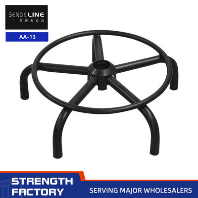 Buen precio Accesorios de taburete de bar negro 430mm Five Star Foot base de la silla de PU en línea