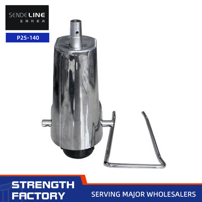 Buen precio 300N cromado silla de barbero de hierro fundido bomba de aceite base silla de barbero en línea