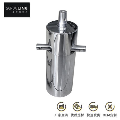 Buen precio 160 viajes de superficie de cromo silla de barbero de hierro fundido base de la bomba, bomba de aceite de elevador en línea