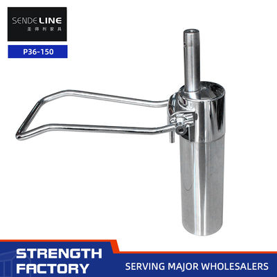 Buen precio Color de revestimiento / Oro 5 kg Base de silla de barbero de hierro fundido con 150 mm de viaje Elevador de bomba hidráulica en línea