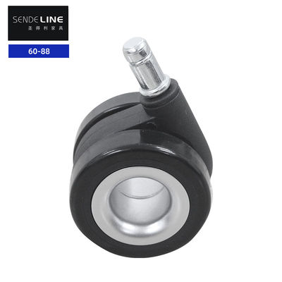 Silber hueco silla de oficina Castor para silla giratoria 60 mm de diámetro carro médico rueda Caster