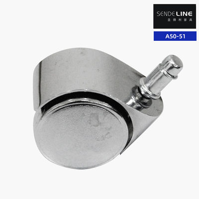 Buen precio 2 pulgadas de aleación pulida silla de oficina de ruedas de cambio de ruedas de carros médicos en línea