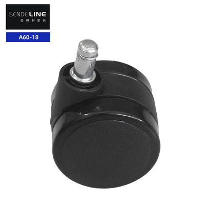 Ruedas de sillas de oficina de nylon para un rodamiento suave y durabilidad Capacidad de carga de 250 libras Conjunto de 5