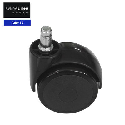 60 mm sillas de oficina de nylon ruedas de reemplazo de muebles ruedas silenciosas