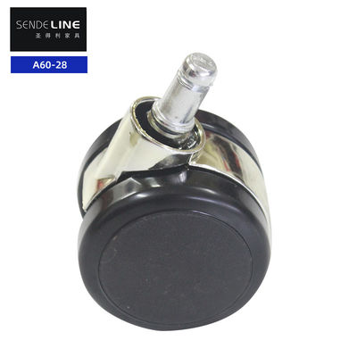 Buen precio 60 mm Silenciosa y duradera silla de nylon reemplazo de rueda con inserción de prueba de tarjeta en línea