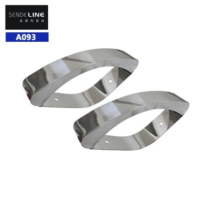 Buen precio Peso de alta calidad 0,8 kg/ Apoyos de brazos de sillas de barbero de acero inoxidable en línea