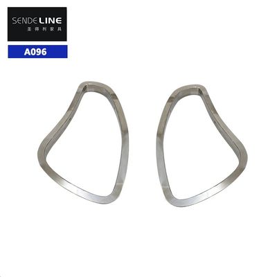 Buen precio Silla de barbero ligera apoyabrazos de acero inoxidable de alta calidad con un peso de 0,3 kg por par en línea