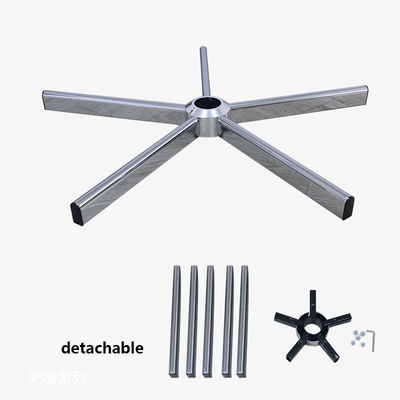Buen precio Estilo moderno Base de silla de cinco estrellas extraíble fácil Casa Oficina Silla giratoria ligera y profesional en línea
