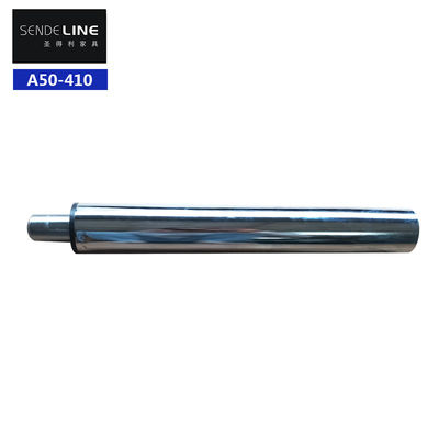 1.1kg de silla de oficina de metal de resorte de gas para la función de rotación suave duradera cromada / negro sólo