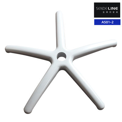 Buen precio 75 mm Base de silla de alta oficina de aleación de aluminio Piernas de cinco estrellas de reemplazo en línea