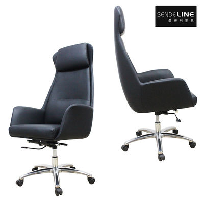 Traje de sirena Cadeira giratoria de oficina de cuero 660 mm × 1210-1300 mm para asientos cómodos