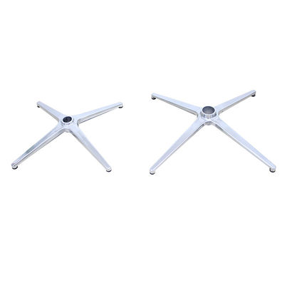 Buen precio Accesorios para sillas giratorias de sofá, silla de oficina, patas de cinco estrellas de aleación de aluminio, juego de patas de silla de tamaño 657/560 mm en línea