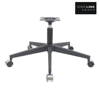 Buen precio The iron base of the office chair and the 5-star black legs of the rotating chair are perfect for your office space en línea