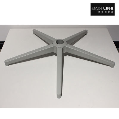 Buen precio High-end iron welded office chair base, grey 700/640mm five-star feet en línea