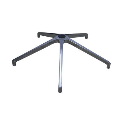 Buen precio La silla de oficina ergonómica ajustable de aleación de aluminio de 178 milímetros de altura está diseñada con una base de silla de oficina negra de 5 estrellas. en línea