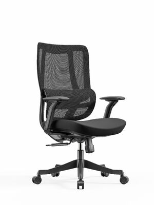 Buen precio Base de plástico de cinco estrellas. Silla giratoria de oficina. Requiere montaje. Respaldo de malla transpirable. Soporte ergonómico ideal para largas jornadas de trabajo. en línea